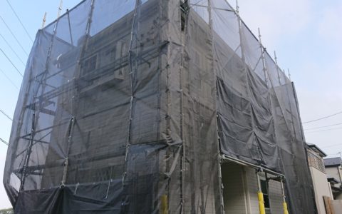 足場飛散防止ネット