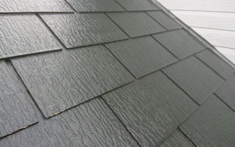 屋根高圧洗浄後