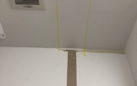 内装天井塗装後